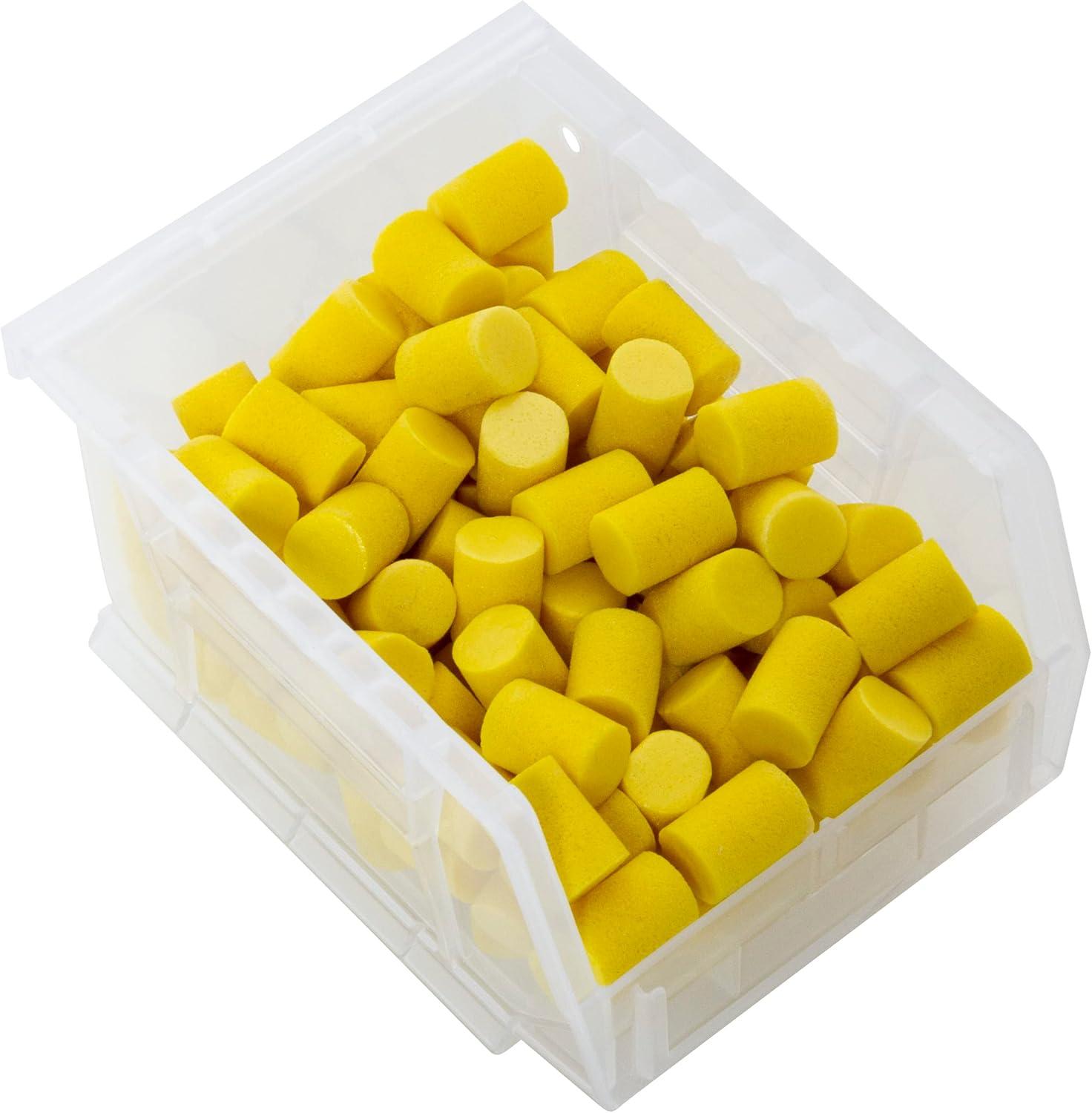 image:imageAkroMils 30210 AkroBins Plastic Storage Bins SpaceSaving Stackable Bins for Garage Pantry Craft Organization 5 x 4 x 3 Clear 6PackClear
