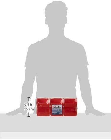 image:imageAkroMils 30210 AkroBins Plastic Storage Bins SpaceSaving Stackable Bins for Garage Pantry Craft Organization 5 x 4 x 3 Clear 6PackRed