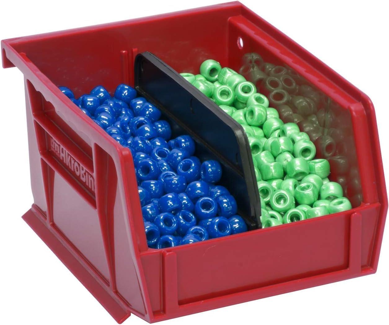 image:imageAkroMils 30210 AkroBins Plastic Storage Bins SpaceSaving Stackable Bins for Garage Pantry Craft Organization 5 x 4 x 3 Yellow 24PackRed