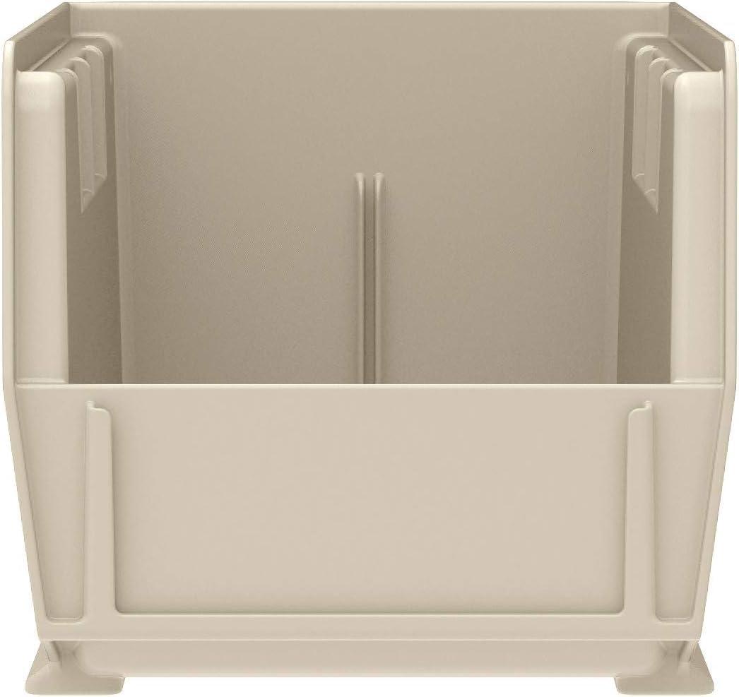 image:imageAkroMils 30237 AkroBins Plastic Storage Bins SpaceSaving Stackable Bins for Garage Pantry Craft Organization 9 x 6 x 5 Blue 12PackStone