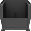 Akro-Mils 30234 AkroBins Plastic Storage Bins, Space-Saving Stackable Bins for Garage, Pantry, Craft Organization, 15″ x 5″ x 5″, Black, 12-Pack(Black)