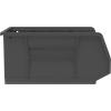 Akro-Mils 30250 AkroBins Plastic Storage Bins, Space-Saving Stackable Bins for Garage, Pantry, Craft Organization, 15″ x 16″ x 7″, Green, 6-Pack(Black)