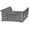 Akro-Mils 30280 Super-Size AkroBins Plastic Storage Bins, Space-Saving Stackable Bins for Garage, Classroom, Warehouse Organization, 20″ L x 12″ W x 6″ H, Clear, 4-Pack(Grey  (4-Pack))
