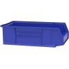 Akro-Mils 30280 Super-Size AkroBins Plastic Storage Bins, Space-Saving Stackable Bins for Garage, Classroom, Warehouse Organization, 20″ L x 12″ W x 6″ H, Clear, 4-Pack(Blue  (4-Pack))
