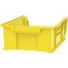 Akro-Mils 30280 Super-Size AkroBins Plastic Storage Bins, Space-Saving Stackable Bins for Garage, Classroom, Warehouse Organization, 20″ L x 12″ W x 6″ H, Clear, 4-Pack(Yellow  (4-Pack))