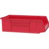 Akro-Mils 30280 Super-Size AkroBins Plastic Storage Bins, Space-Saving Stackable Bins for Garage, Classroom, Warehouse Organization, 20″ L x 12″ W x 6″ H, Clear, 4-Pack(Red  (4-Pack))