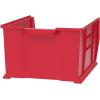 Akro-Mils 30289 Super-Size AkroBins Plastic Storage Bins, Space-Saving Stackable Bins for Garage, Classroom, Warehouse Organization, 24″ L x 18″ W x 12″ H, Clear, 1-Pack(Red  (1-Pack))