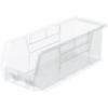 Akro-Mils 30224 AkroBins Plastic Storage Bins, Space-Saving Stackable Bins for Garage, Pantry, Craft Organization, 11″ L x 4″ W x 4″ H, Blue, 12-Pack(Clear)