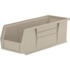 Akro-Mils 30234 AkroBins Plastic Storage Bins, Space-Saving Stackable Bins for Garage, Pantry, Craft Organization, 15″ x 5″ x 5″, Black, 12-Pack(Stone)