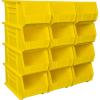 Akro-Mils 30240 AkroBins Plastic Storage Bins, Space-Saving Stackable Bins for Garage, Pantry, Craft Organization, 15-Inch x 8-Inch x 7-Inch, Blue, 12-Pack(Yellow)