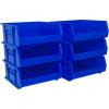 Akro-Mils 30250 AkroBins Plastic Storage Bins, Space-Saving Stackable Bins for Garage, Pantry, Craft Organization, 15″ x 16″ x 7″, Green, 6-Pack(Blue)