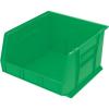 Akro-Mils 30270 AkroBins Plastic Storage Bins, Space-Saving Stackable Bins for Garage, Pantry, Craft Organization, 18″ x 16″ x 11″, Black, 3-Pack(Green)
