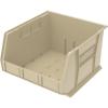 Akro-Mils 30270 AkroBins Plastic Storage Bins, Space-Saving Stackable Bins for Garage, Pantry, Craft Organization, 18″ x 16″ x 11″, Black, 3-Pack(Stone)