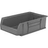 Akro-Mils 30280 Super-Size AkroBins Plastic Storage Bins, Space-Saving Stackable Bins for Garage, Classroom, Warehouse Organization, 20″ L x 12″ W x 6″ H, Clear, 4-Pack(Grey  (4-Pack))