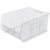 Akro-Mils 30289 Super-Size AkroBins Plastic Storage Bins, Space-Saving Stackable Bins for Garage, Classroom, Warehouse Organization, 24″ L x 18″ W x 12″ H, Clear, 1-Pack(Clear  (1-Pack))