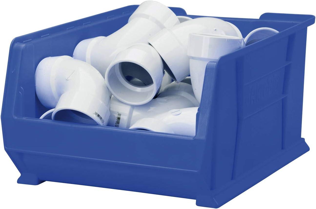 image:imageAkroMils 30288 SuperSize AkroBins Plastic Storage Bins SpaceSaving Stackable Bins for Garage Classroom Warehouse Organization 24 L x 16 W x 11 H Blue 1PackBlue 1Pack