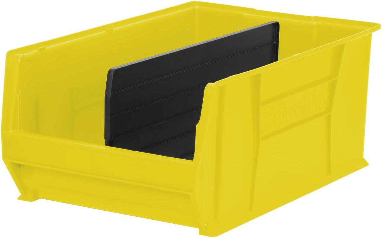 image:imageAkroMils 30290 SuperSize AkroBins Plastic Storage Bins SpaceSaving Stackable Bins for Garage Classroom Warehouse Organization 30 L x 18 W x 12 H Blue 1PackYellow 1Pack