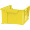 Akro-Mils 30281 Super-Size AkroBins Plastic Storage Bins, Space-Saving Stackable Bins for Garage, Classroom, Warehouse Organization, 20″ L x 12″ W x 8″ H, Blue, 3-Pack(Yellow)