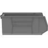 Akro-Mils 30281 Super-Size AkroBins Plastic Storage Bins, Space-Saving Stackable Bins for Garage, Classroom, Warehouse Organization, 20″ L x 12″ W x 8″ H, Blue, 3-Pack(Grey)