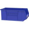 Akro-Mils 30281 Super-Size AkroBins Plastic Storage Bins, Space-Saving Stackable Bins for Garage, Classroom, Warehouse Organization, 20″ L x 12″ W x 8″ H, Blue, 3-Pack(Blue)