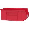 Akro-Mils 30281 Super-Size AkroBins Plastic Storage Bins, Space-Saving Stackable Bins for Garage, Classroom, Warehouse Organization, 20″ L x 12″ W x 8″ H, Blue, 3-Pack(Red)