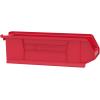 Akro-Mils 30284 Super-Size AkroBins Plastic Storage Bins, Space-Saving Stackable Bins for Garage, Classroom, Warehouse Organization, 24″ L x 8″ W x 7″ H, Grey, 4-Pack(Red  (4-Pack))