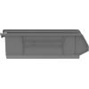 Akro-Mils 30284 Super-Size AkroBins Plastic Storage Bins, Space-Saving Stackable Bins for Garage, Classroom, Warehouse Organization, 24″ L x 8″ W x 7″ H, Grey, 4-Pack(Grey  (4-Pack))