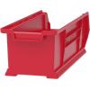 Akro-Mils 30284 Super-Size AkroBins Plastic Storage Bins, Space-Saving Stackable Bins for Garage, Classroom, Warehouse Organization, 24″ L x 8″ W x 7″ H, Grey, 4-Pack(Red  (4-Pack))