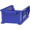 Akro-Mils 30286 Super-Size AkroBins Plastic Storage Bins, Space-Saving Stackable Bins for Garage, Classroom, Warehouse Organization, 24″ L x 11″ W x 7″ H, Blue, 4-Pack(Blue  (4-Pack))
