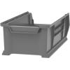 Akro-Mils 30286 Super-Size AkroBins Plastic Storage Bins, Space-Saving Stackable Bins for Garage, Classroom, Warehouse Organization, 24″ L x 11″ W x 7″ H, Blue, 4-Pack(Clear  (4-Pack))