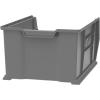 Akro-Mils 30288 Super-Size AkroBins Plastic Storage Bins, Space-Saving Stackable Bins for Garage, Classroom, Warehouse Organization, 24″ L x 16″ W x 11″ H, Blue, 1-Pack(Clear  (1-Pack))