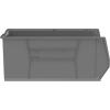 Akro-Mils 30290 Super-Size AkroBins Plastic Storage Bins, Space-Saving Stackable Bins for Garage, Classroom, Warehouse Organization, 30″ L x 18″ W x 12″ H, Blue, 1-Pack(Grey  (1-Pack))