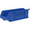 Akro-Mils 30284 Super-Size AkroBins Plastic Storage Bins, Space-Saving Stackable Bins for Garage, Classroom, Warehouse Organization, 24″ L x 8″ W x 7″ H, Grey, 4-Pack(Blue  (4-Pack))