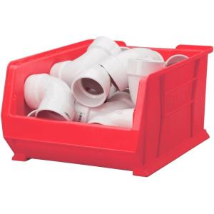 Akro-Mils 30288 Super-Size AkroBins Plastic Storage Bins, Space-Saving Stackable Bins for Garage, Classroom, Warehouse Organization, 24″ L x 16″ W x 11″ H, Blue, 1-Pack(Red  (1-Pack))