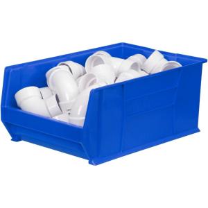 Akro-Mils 30290 Super-Size AkroBins Plastic Storage Bins, Space-Saving Stackable Bins for Garage, Classroom, Warehouse Organization, 30″ L x 18″ W x 12″ H, Blue, 1-Pack(Blue  (1-Pack))