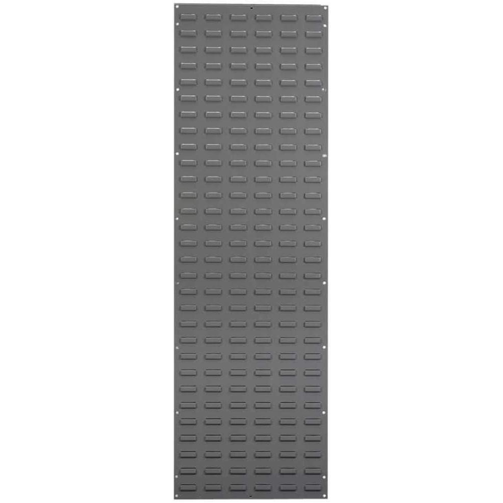 image:imageAkroMils 30118 Louvered Steel Wall Mount Panel Garage Organizer for Hanging AkroBin Storage Bins 18Inch W x 61Inch H Beige SingleBeige