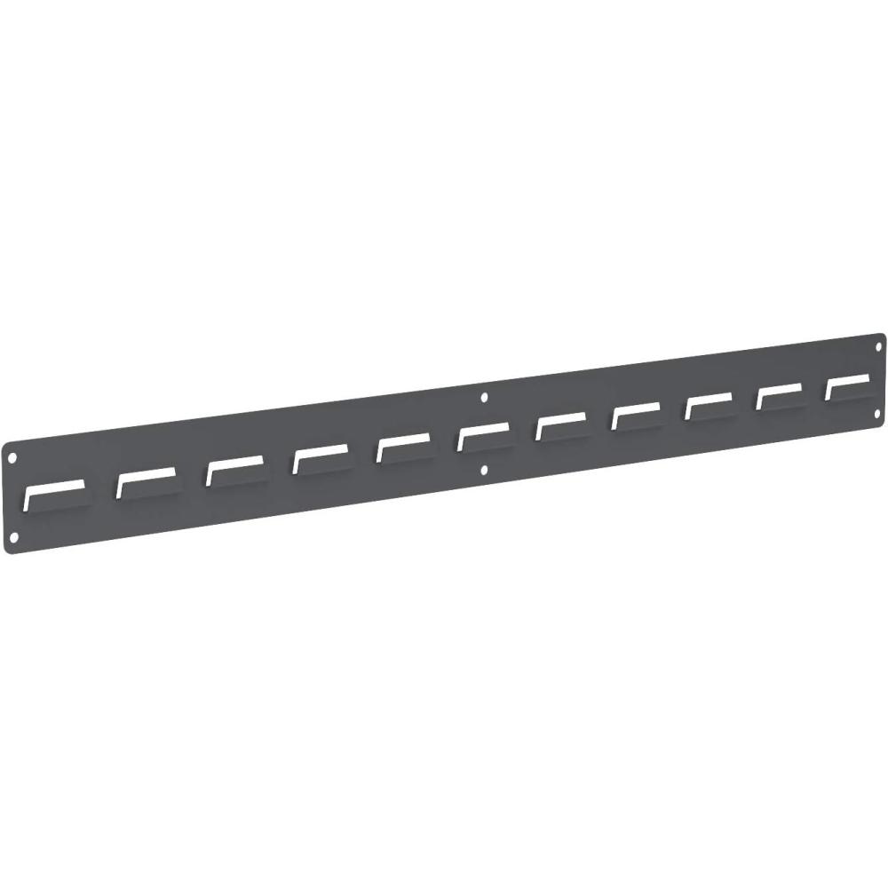 image:imageAkroMils 30136 Heavy Duty Wall Mount Garage Storage Steel Louvered Panel Wall Storage Bin Hanging Organizer System for AkroBins 36Inch W x 19Inch H 4 Pack GreyGrey
