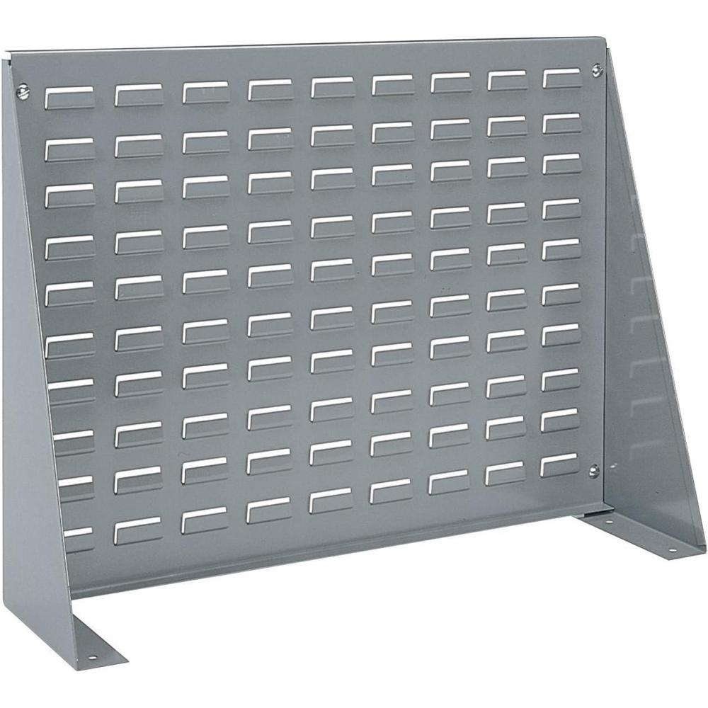 image:imageAkroMils 98600 Heavy Duty Steel Louvered Panel Standing Work Bench Storage Rack Garage Organizer for Mounting AkroBin Storage Bins 28Inch W x 8Inch D x 20Inch H Gray28Inch W x 8Inch D x 20Inch H