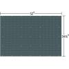 Akro-Mils 30118 Louvered Steel Wall Mount Panel Garage Organizer for Hanging AkroBin Storage Bins, 18-Inch W x 61-Inch H, Beige, Single(Grey)