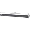 Akro-Mils 30148 48-Inch Steel Organizer Wall Mount Rail for Mounting AkroBin Storage Bins, (48-Inch W x 3-Inch H), Gray