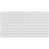Akro-Mils 30136 Heavy Duty Wall Mount Garage Storage Steel Louvered Panel | Wall Storage Bin Hanging Organizer System for AkroBins, 36-Inch W x 19-Inch H, 4 Pack, Grey(White)