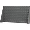 Akro-Mils 98600 Heavy Duty Steel Louvered Panel Standing Work Bench Storage Rack Garage Organizer for Mounting AkroBin Storage Bins, 28-Inch W x 8-Inch D x 20-Inch H, Gray(36-Inch L x 8-Inch W x 20-Inch H)
