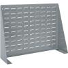 Akro-Mils 98600 Heavy Duty Steel Louvered Panel Standing Work Bench Storage Rack Garage Organizer for Mounting AkroBin Storage Bins, 28-Inch W x 8-Inch D x 20-Inch H, Gray(28-Inch W x 8-Inch D x 20-Inch H)