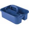 Akro-Mils 09185 Plastic Tote Tool & Supply Cleaning Caddy with Handle, 18-3/8-Inch x 13-7/8-Inch x 9-Inch, Black(Blue)