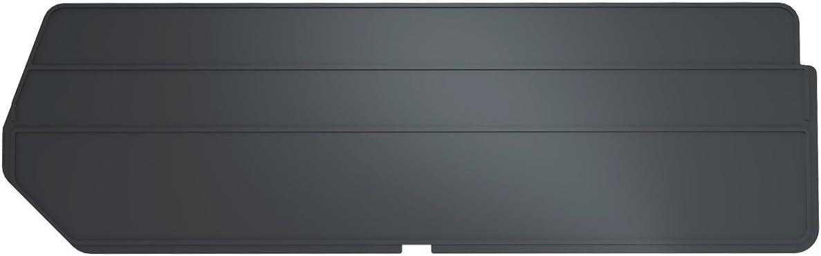 image:imageAkroMils 40234 Plastic Length Dividers for AkroBins Stackable Storage Bins Model 30234 Custom Storage Inserts for Tools Crafts amp Supplies 6Pack BlackBlack Length