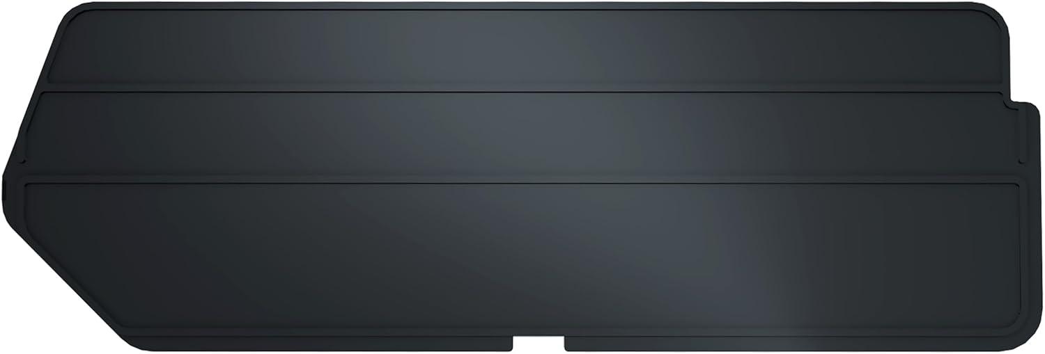 image:imageAkroMils 40234 Plastic Length Dividers for AkroBins Stackable Storage Bins Model 30234 Custom Storage Inserts for Tools Crafts amp Supplies 6Pack BlackBlack Length