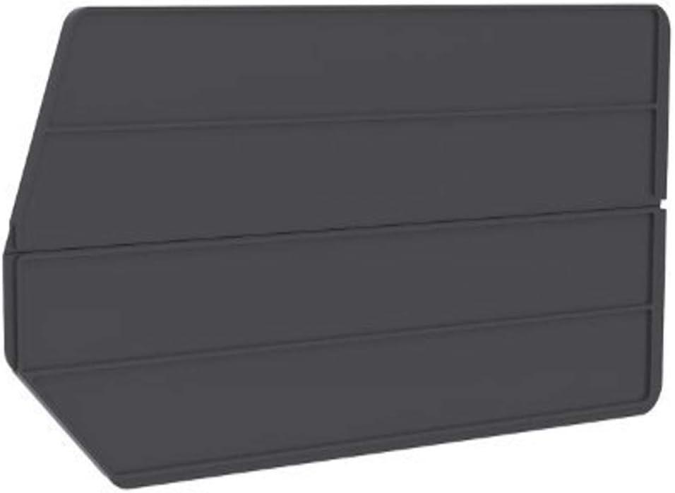 image:imageAkroMils 40234 Plastic Length Dividers for AkroBins Stackable Storage Bins Model 30234 Custom Storage Inserts for Tools Crafts amp Supplies 6Pack BlackBlack Length