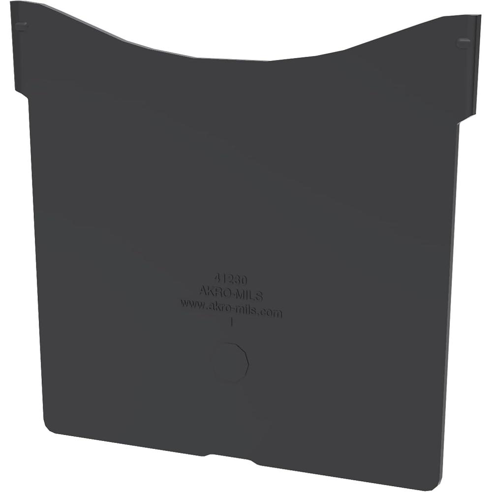 image:imageAkroMils 40234 Plastic Length Dividers for AkroBins Stackable Storage Bins Model 30234 Custom Storage Inserts for Tools Crafts amp Supplies 6Pack BlackBlack Width