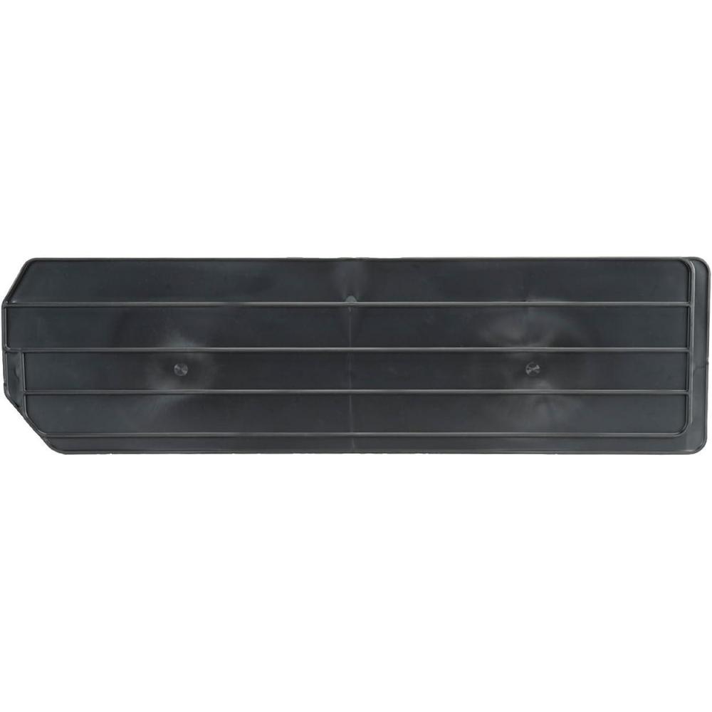 image:imageAkroMils 40280 Plastic Length Dividers for AkroBins SuperSize Heavy Duty Stackable Storage Bins Model 30280 Custom Storage Inserts for Tools Parts amp Supplies 2Pack Black