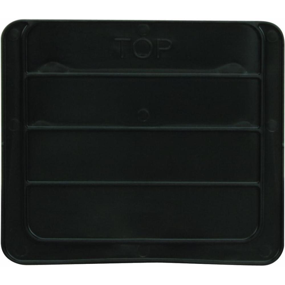 image:imageAkroMils 41284 Plastic Width Dividers for AkroBins SuperSize Heavy Duty Stackable Storage Bins Model 30284 Custom Storage Inserts for Tools Parts amp Supplies 2Pack BlackSuperSize